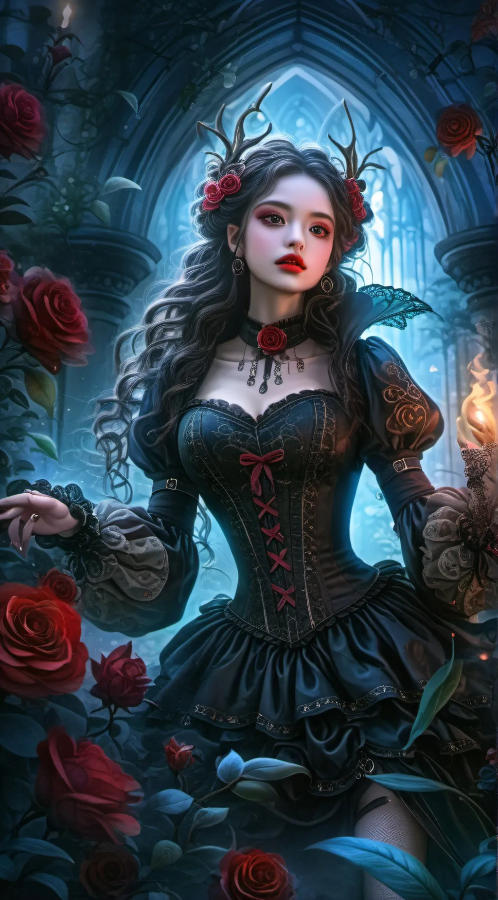 ai character: Vina background
