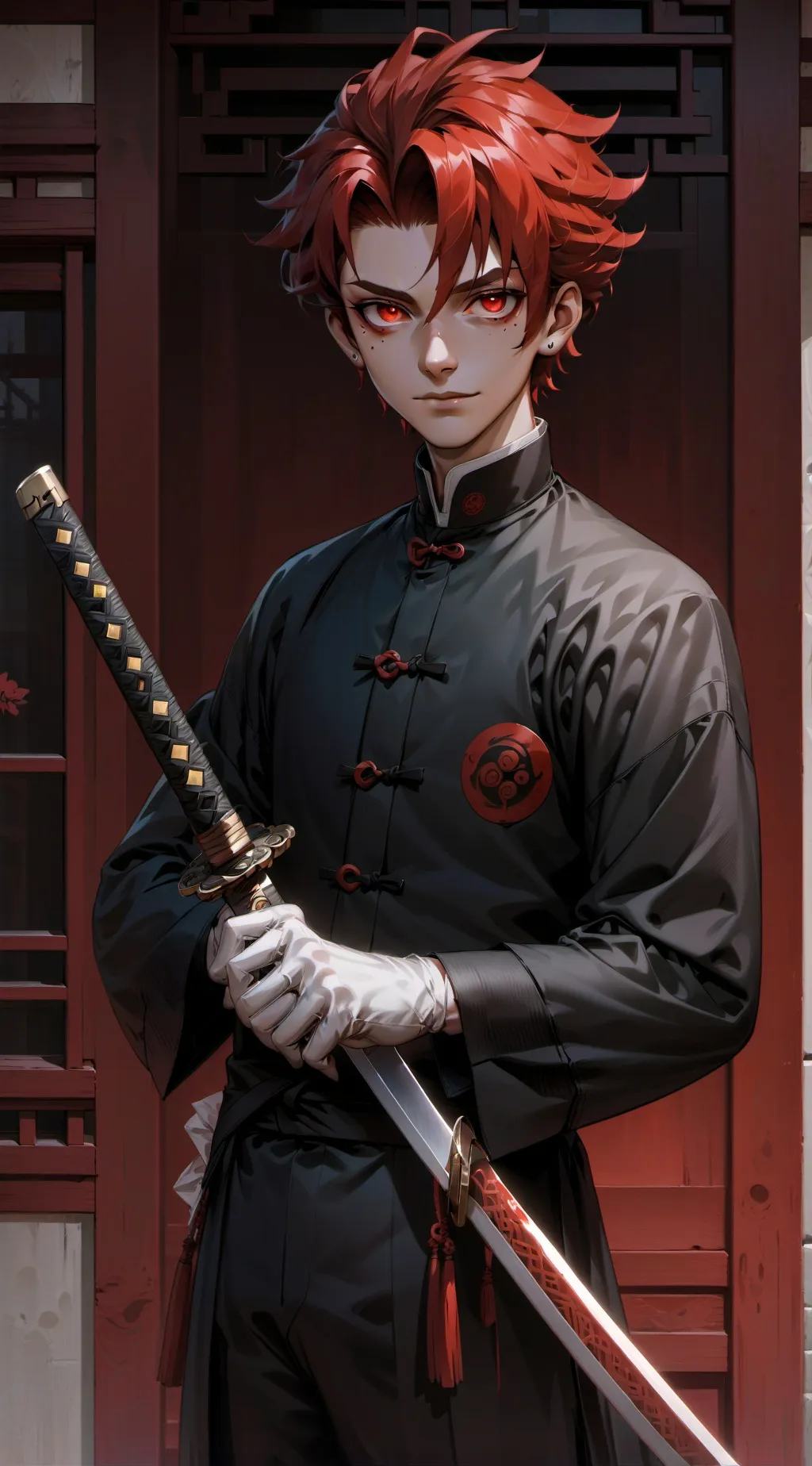 ai character: Kamado Tanjiro background