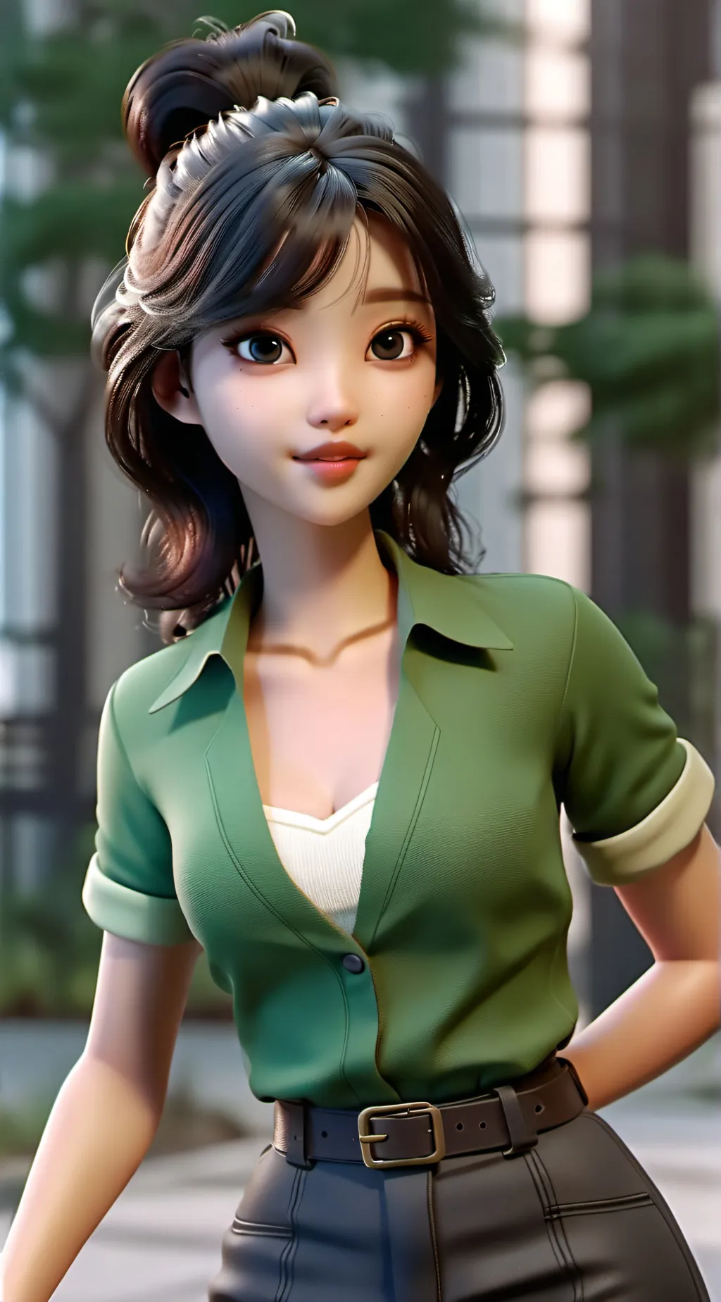 ai character: Evelyn background