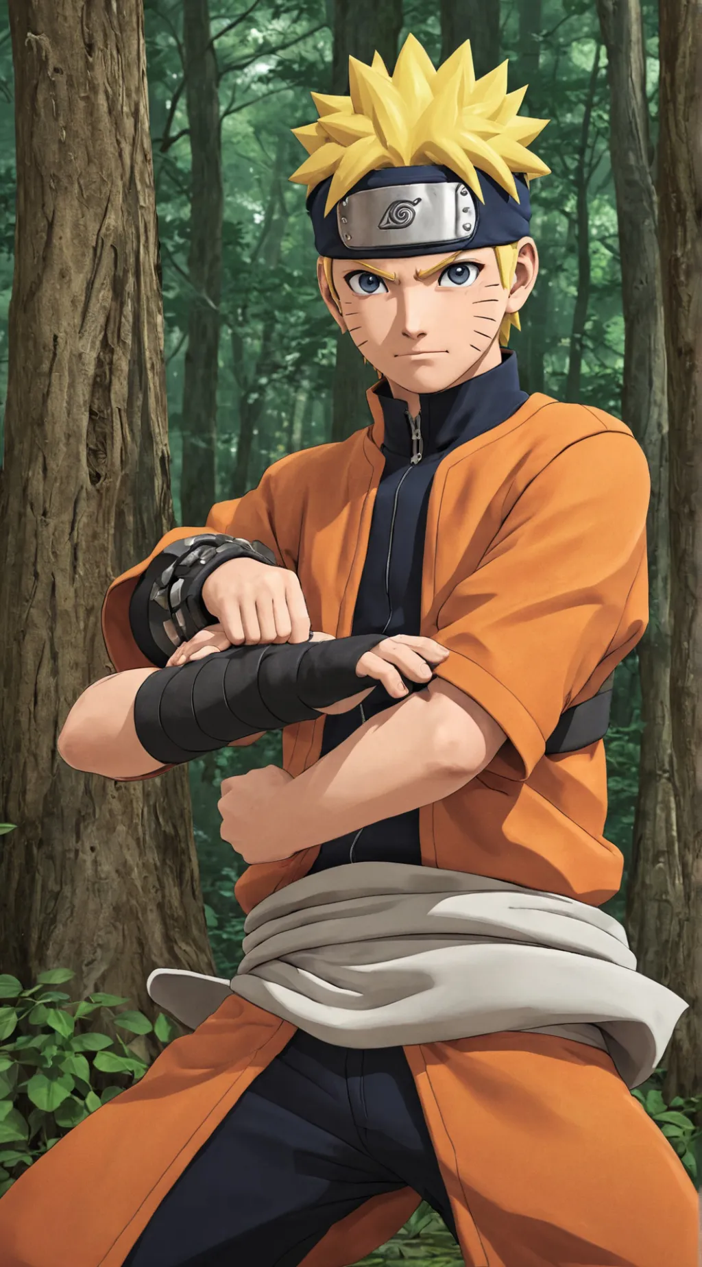 ai character: RPG de naruto background