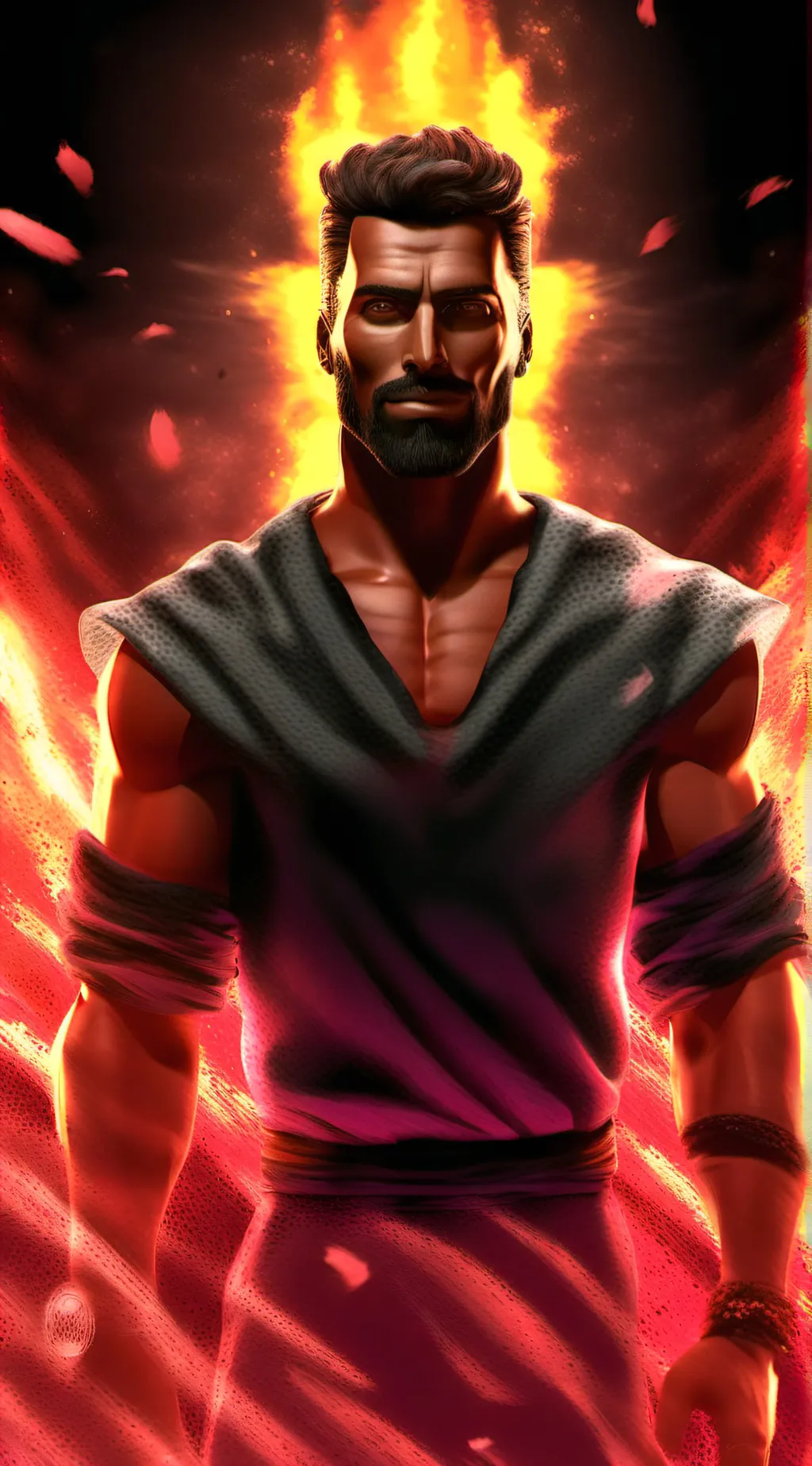 ai character: 🗿 background