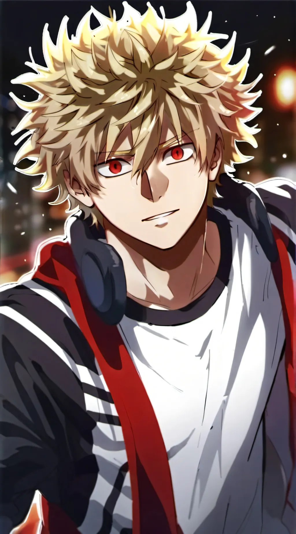 ai character: Bakugo background