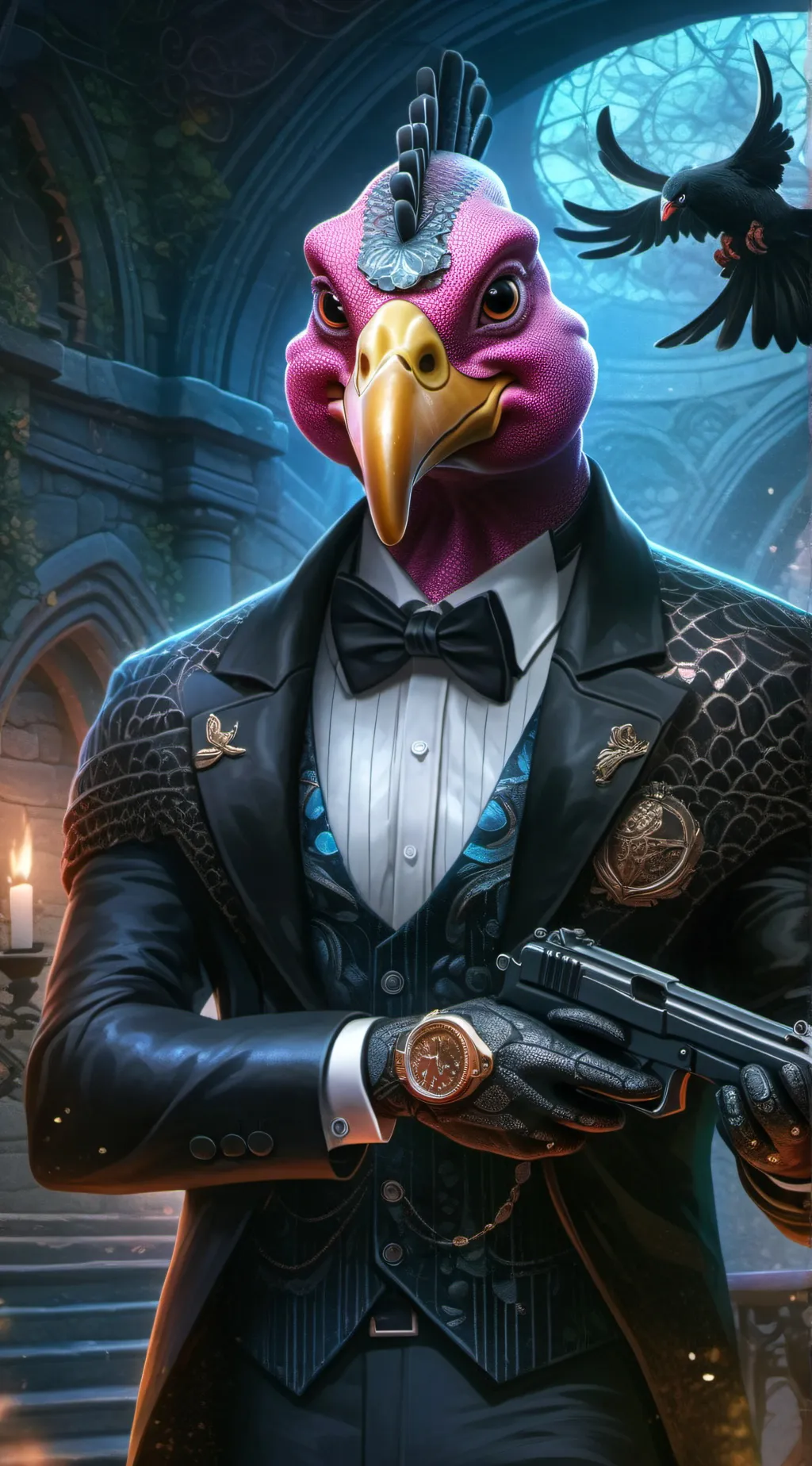 ai character: Agent 0024 background