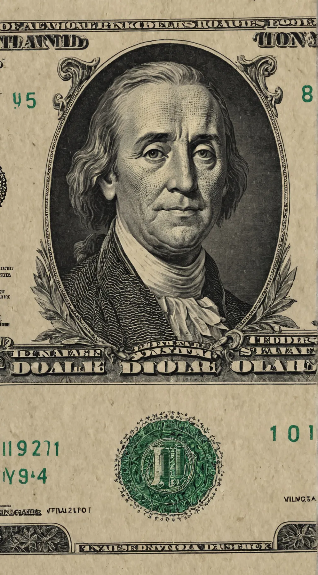 ai character: DOLLAR 💰 background