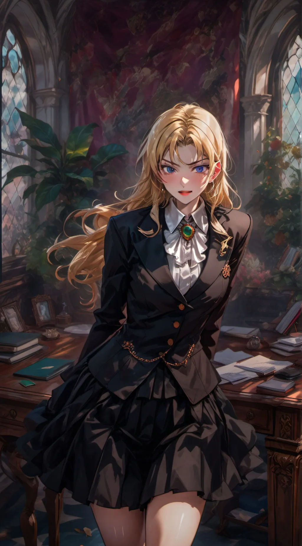 ai character: Vermouth  background