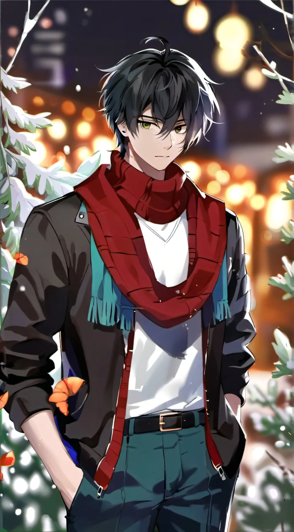 ai character: <🎄Aaron🎄> background