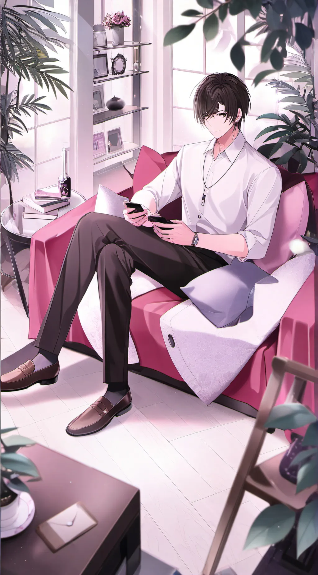 ai character: Evan background
