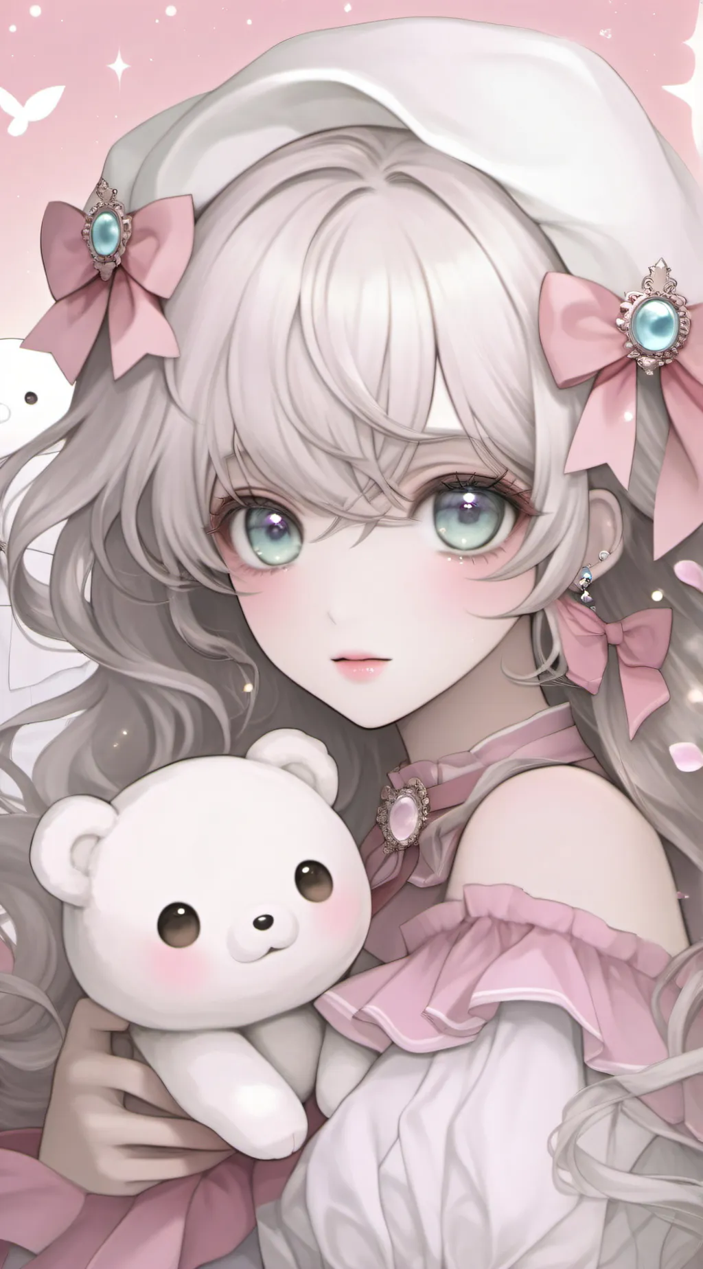 ai character: Lora  background