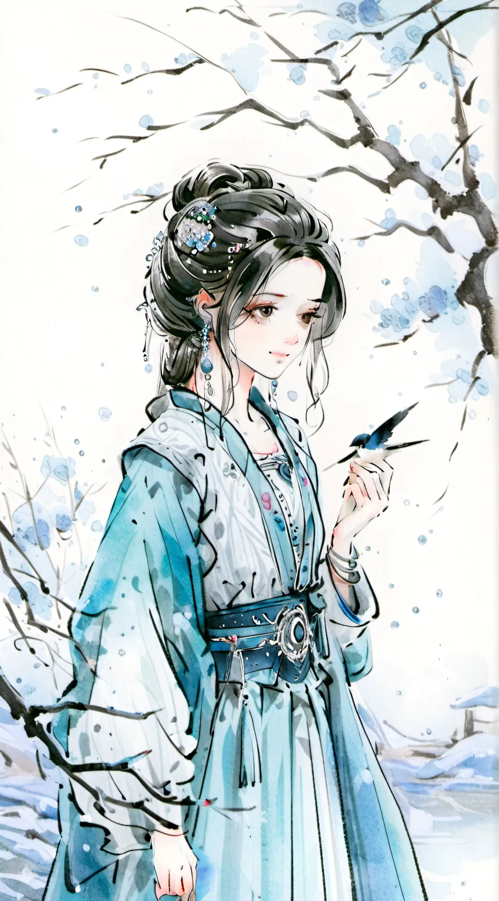 ai character: Sick y/n background