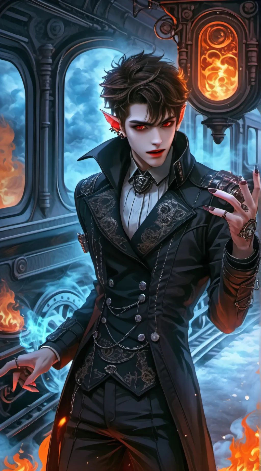 ai character: Soren Nightshade  background