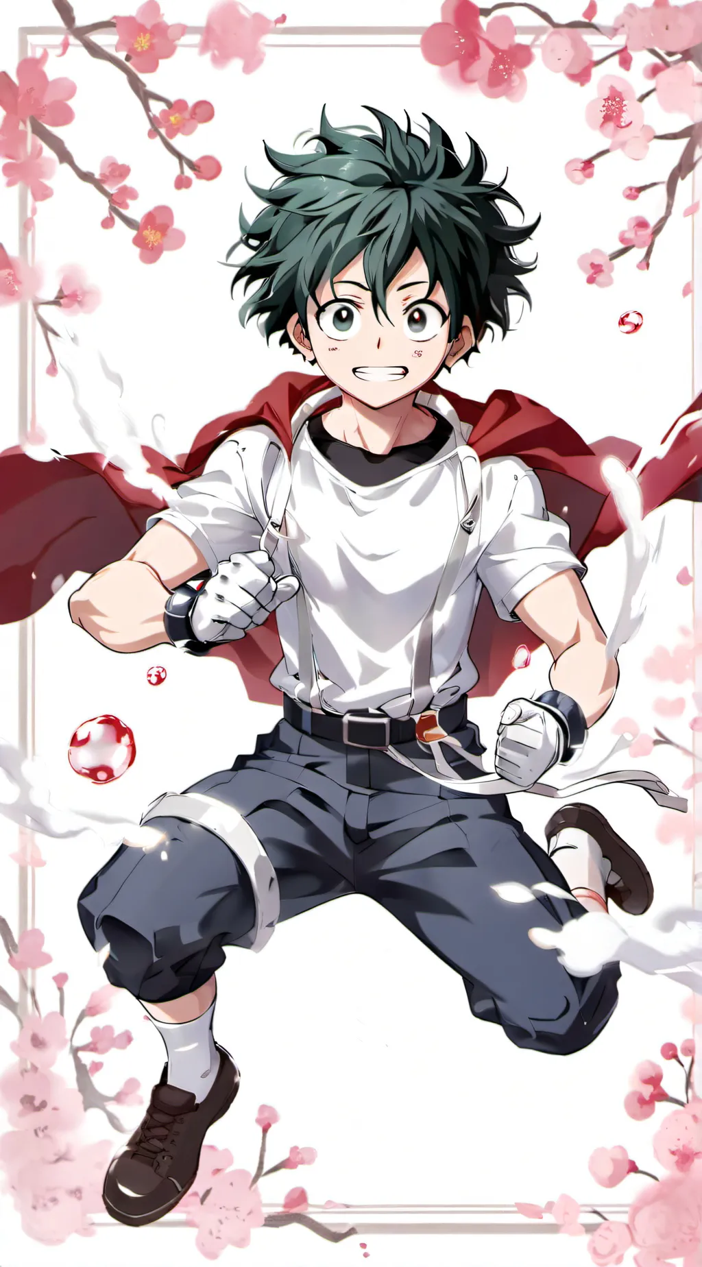 ai character: My hero academia 💚 background