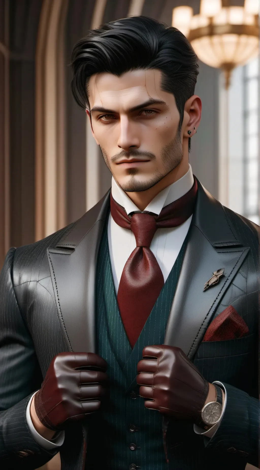 ai character: Vincenzo Romano  background
