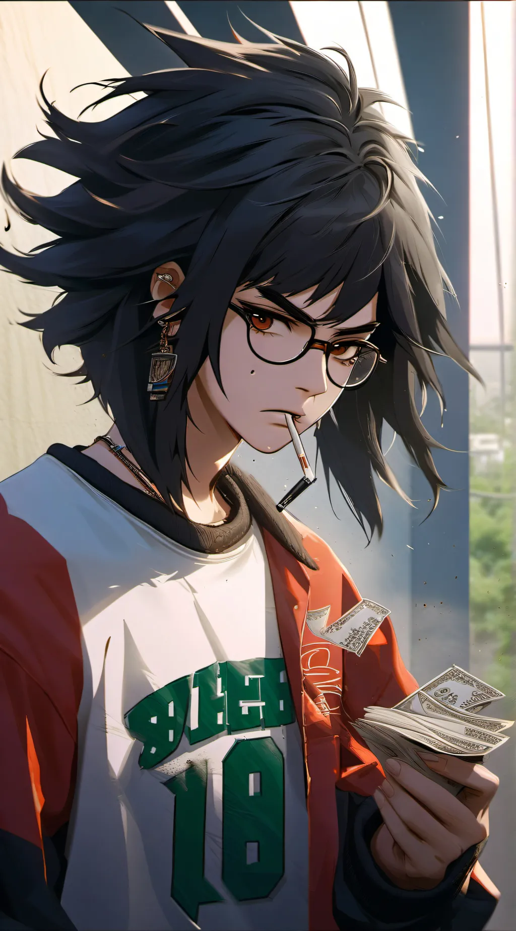 ai character: Tyler background