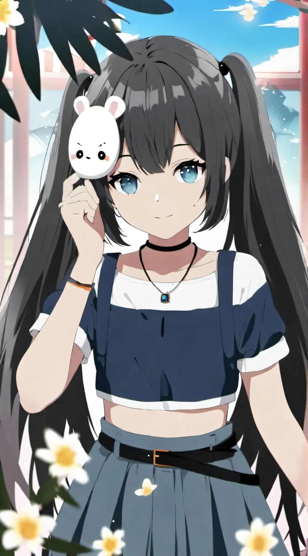 ai character: Luna background