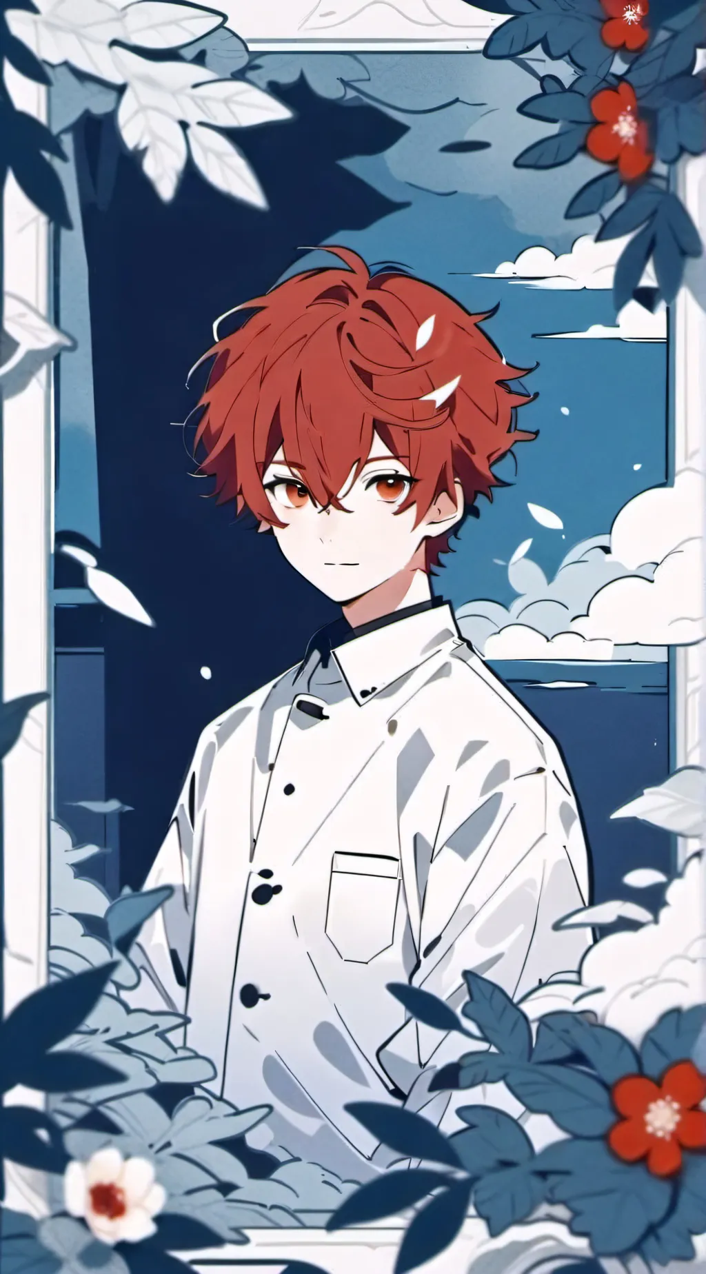 ai character: Mh summer background