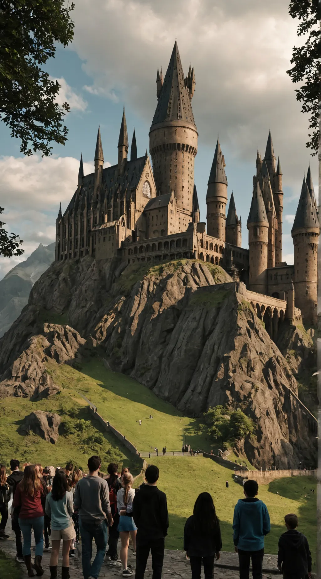 ai character: Hogwarts background