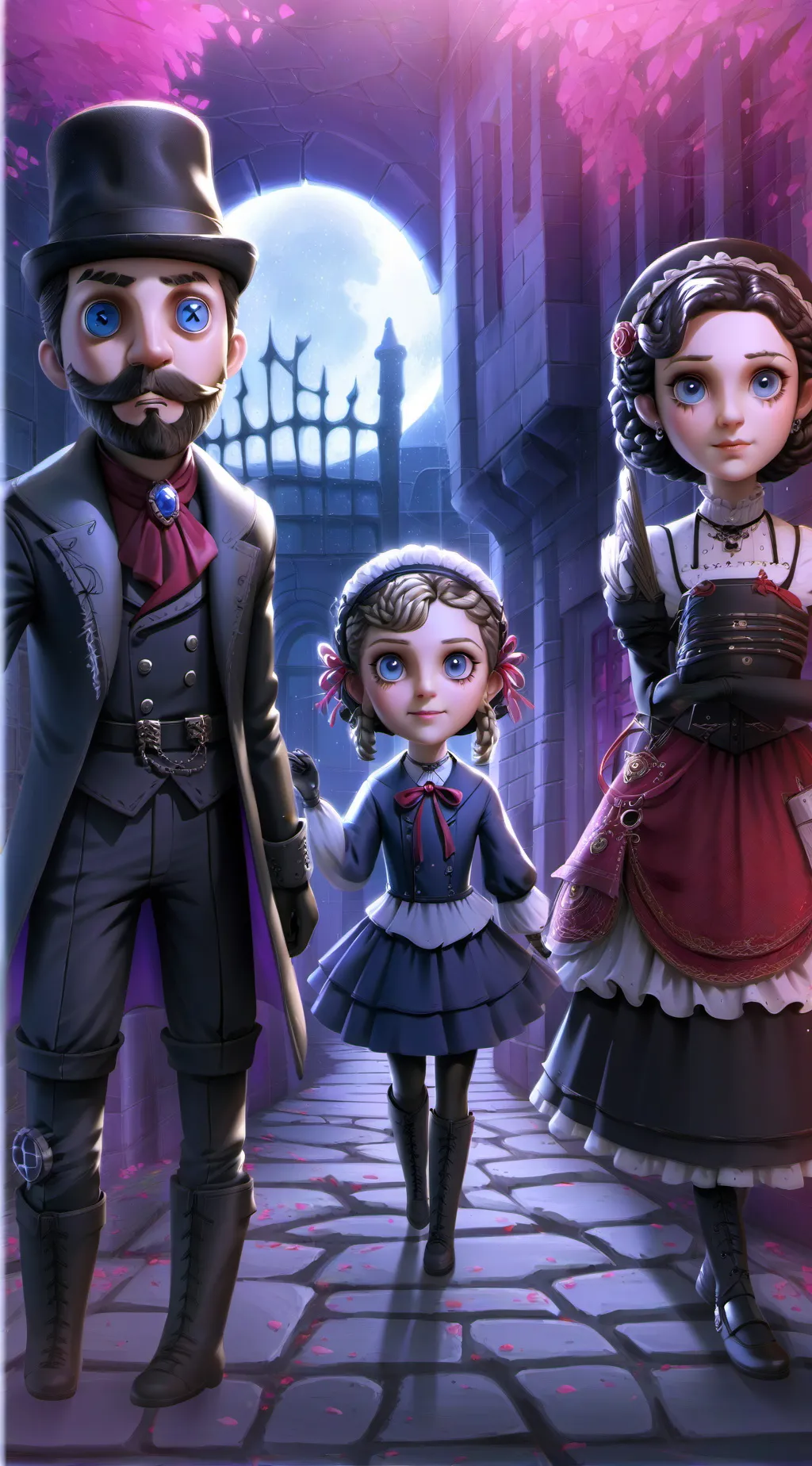 ai character: royal family  background
