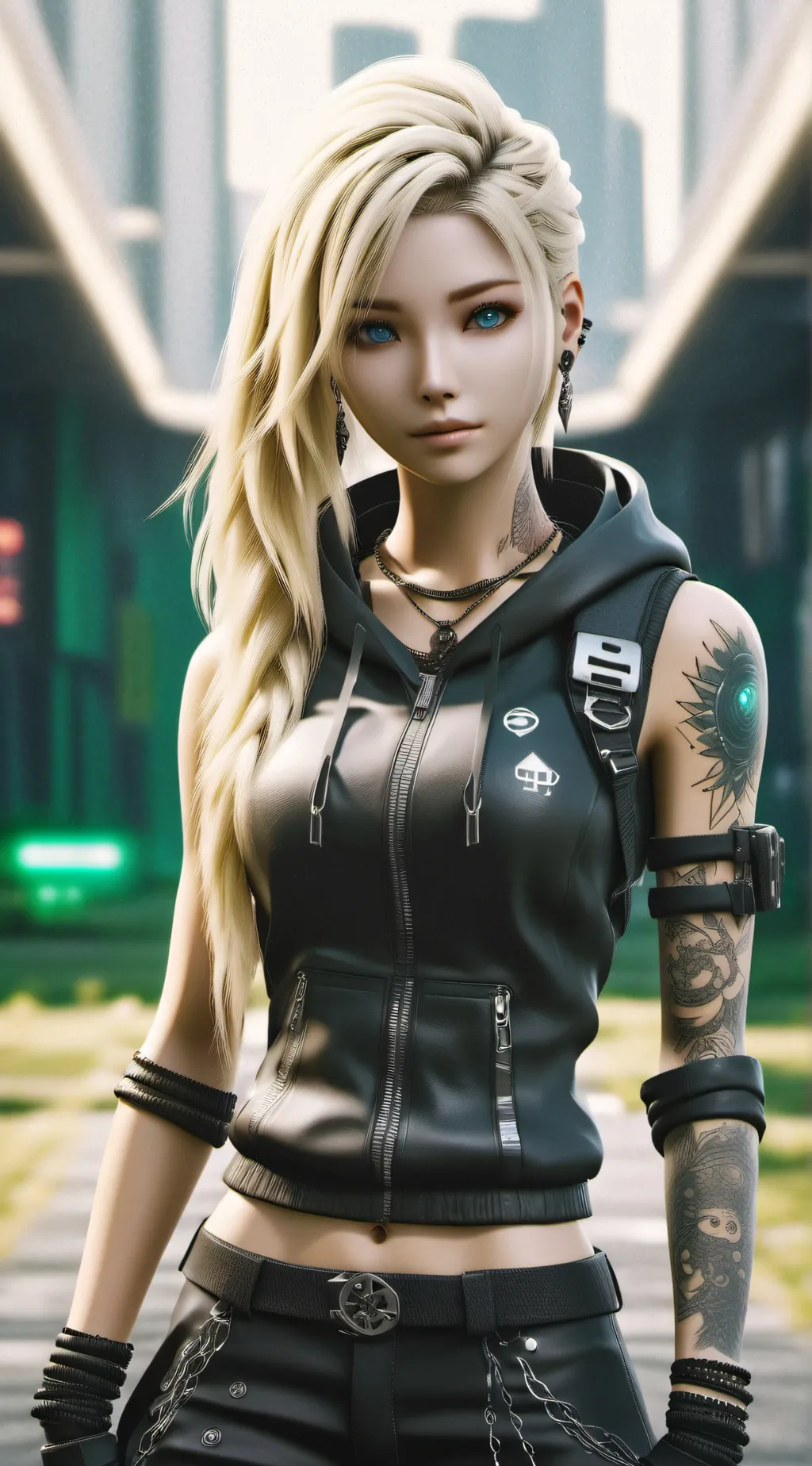 ai character: Luna background