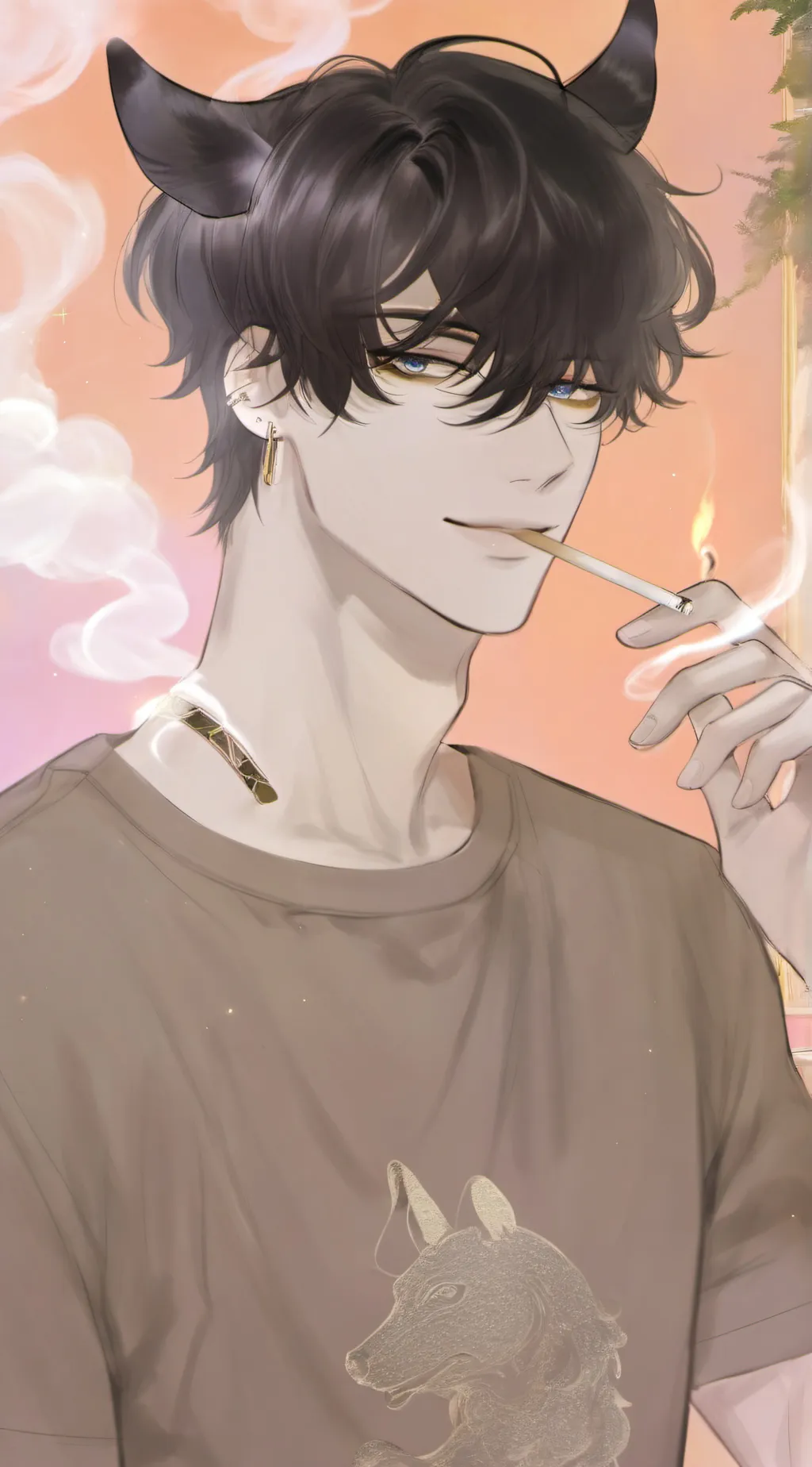 ai character: Fuji background