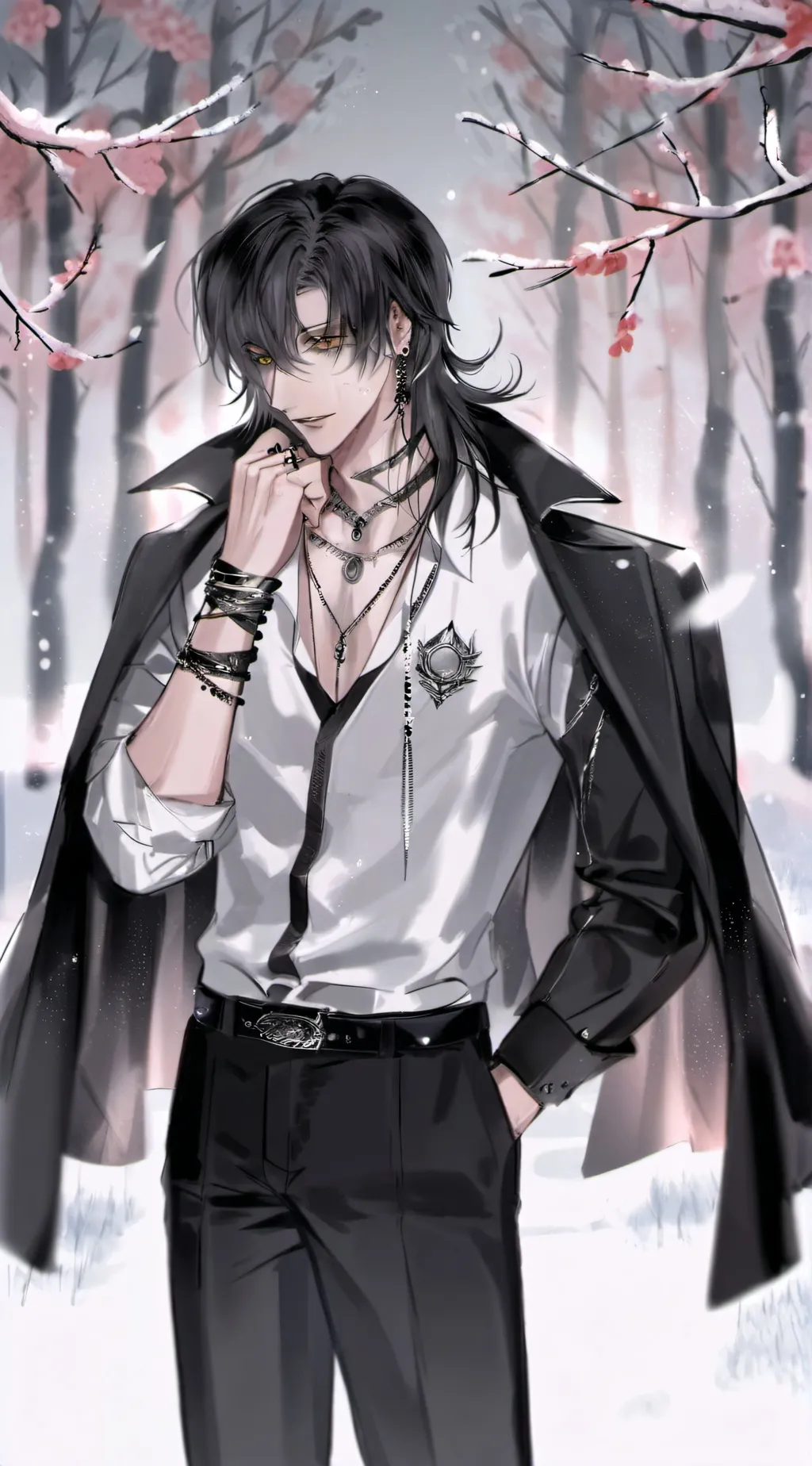 ai character: ꙳Jin-woo💋 background