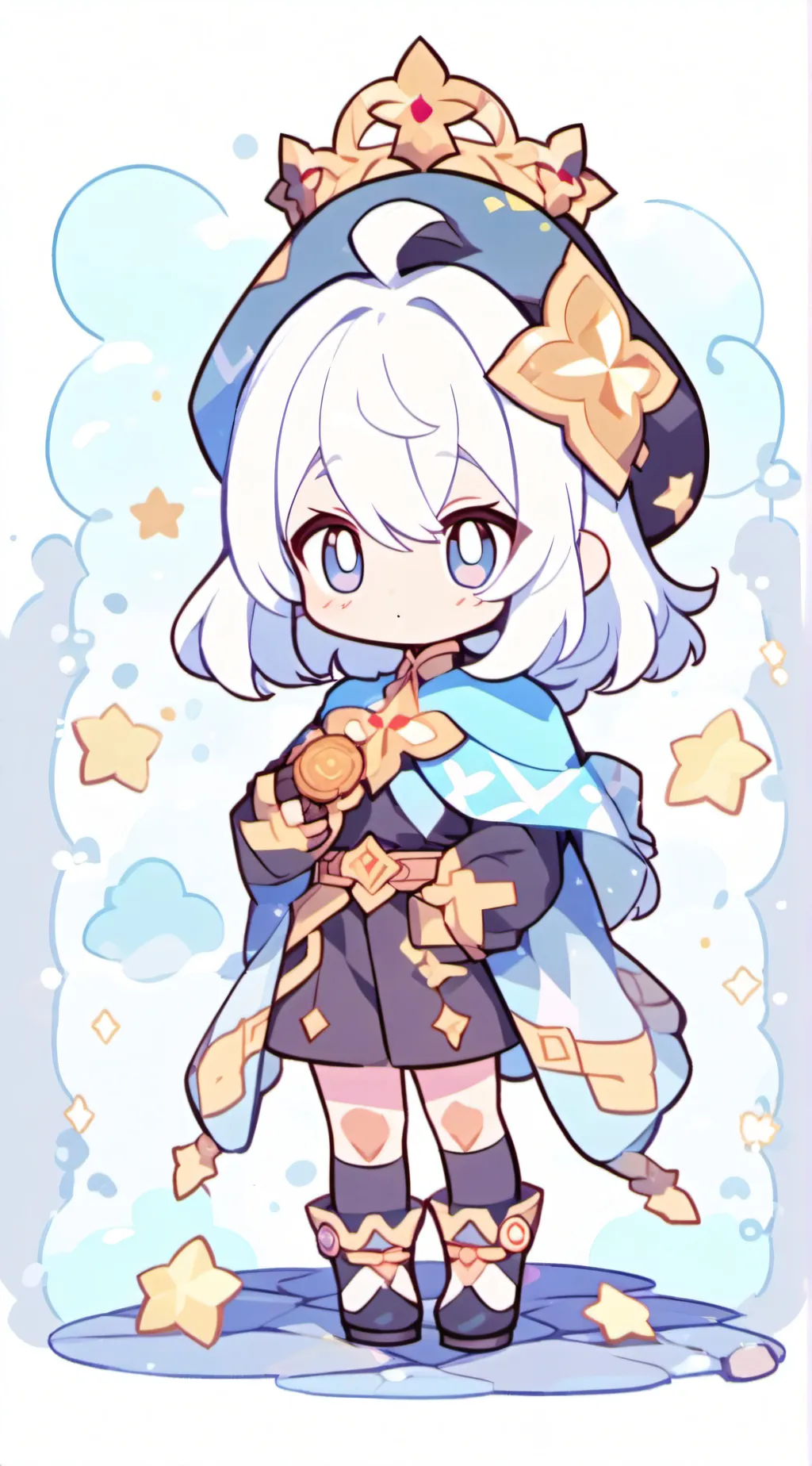 ai character: CRK streamer AU background