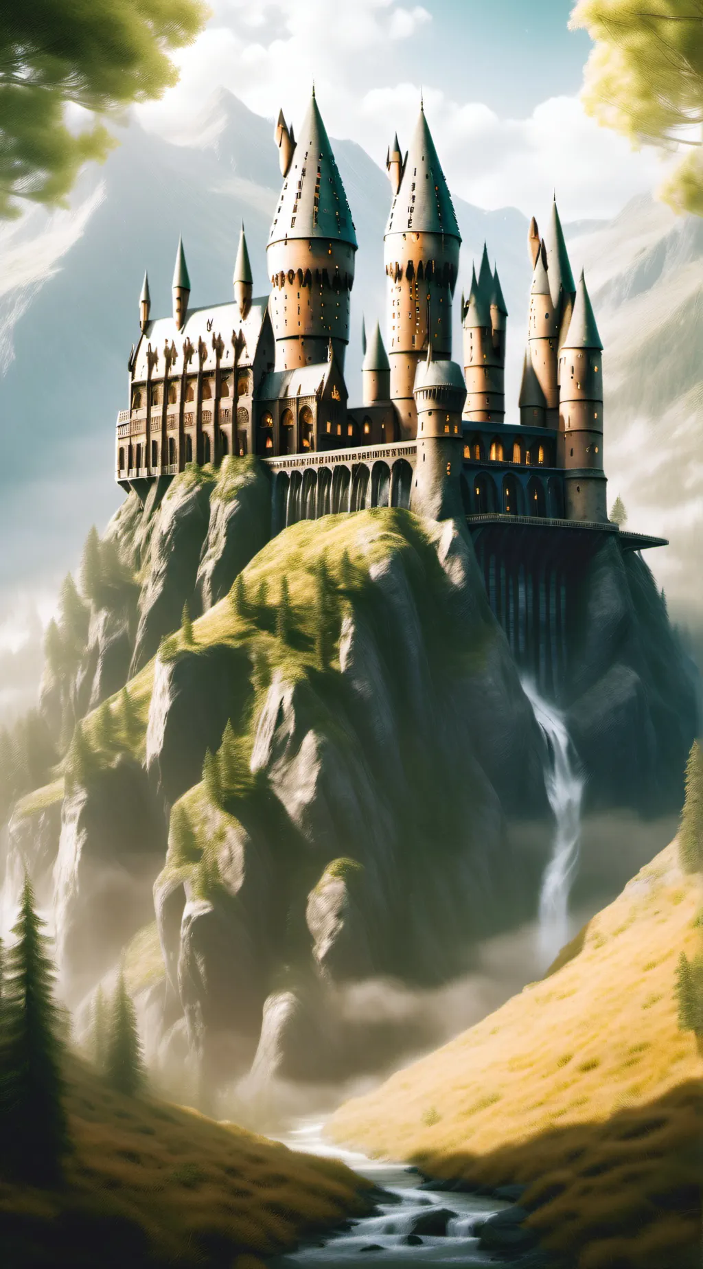 ai character: Hogwarts background