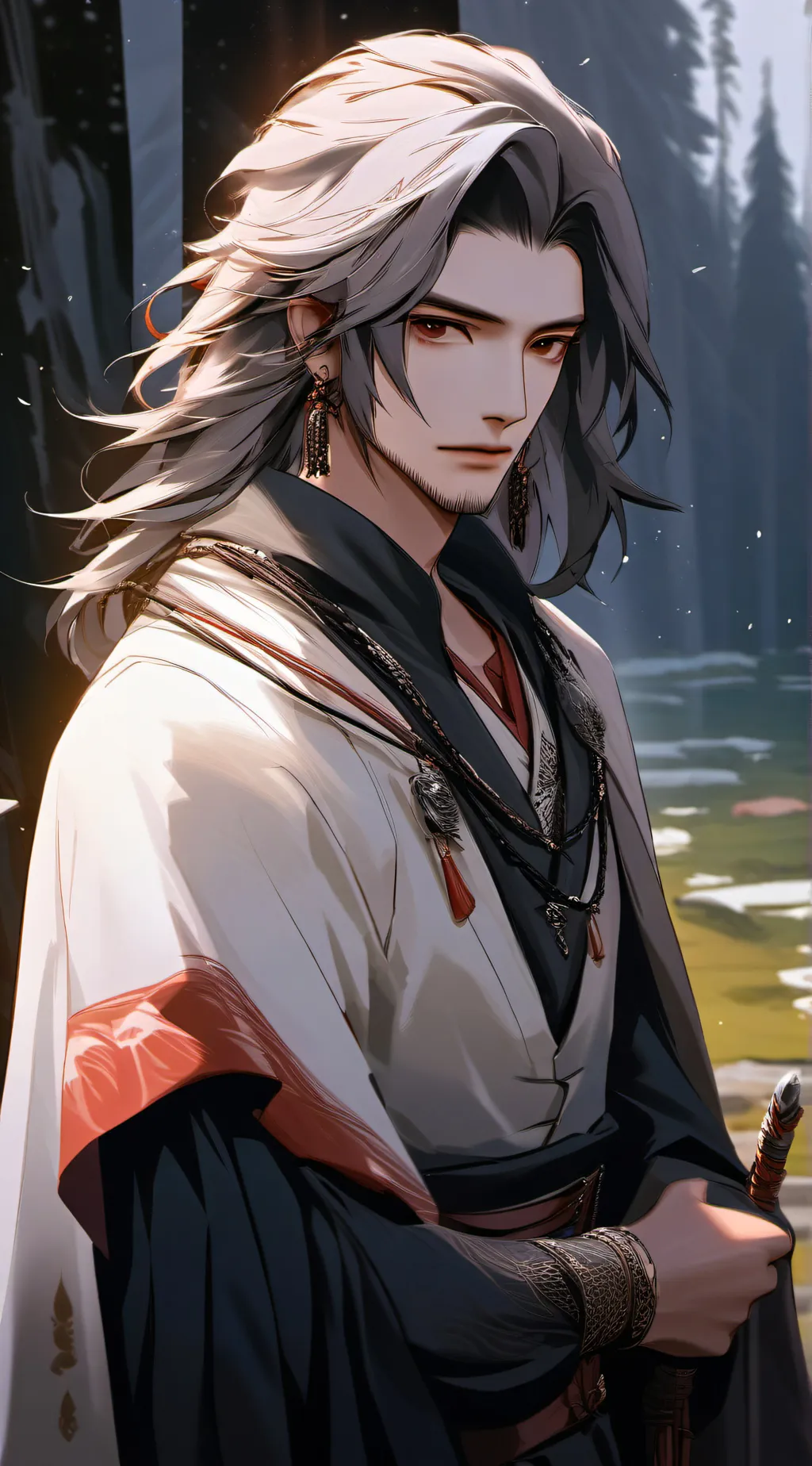 ai character: Gojo satoru background