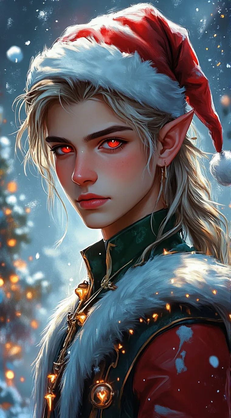 ai character: Eggnog background