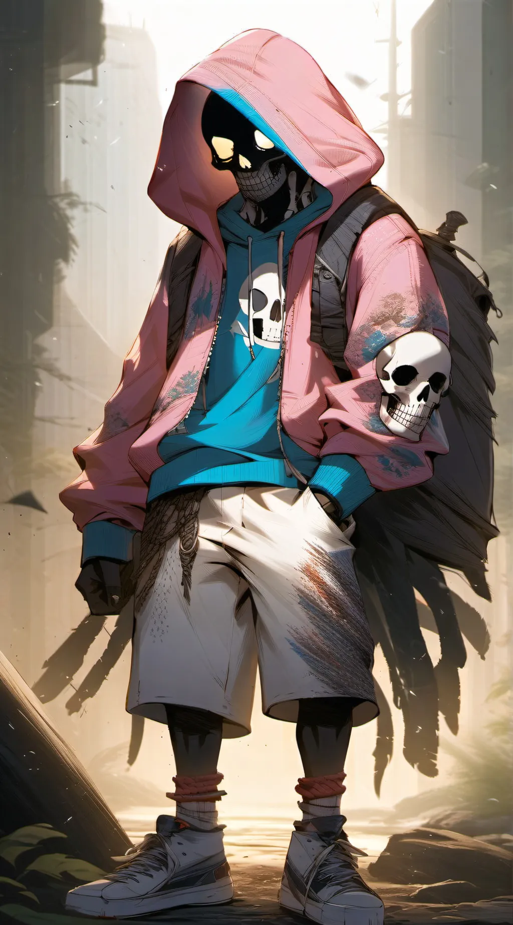 ai character: UnderverseV2 background