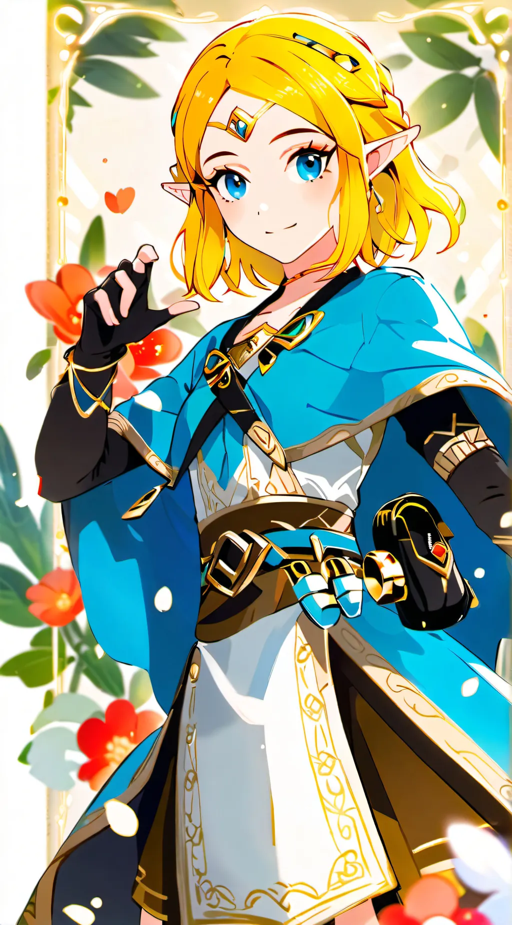 ai character: Princess Zelda background