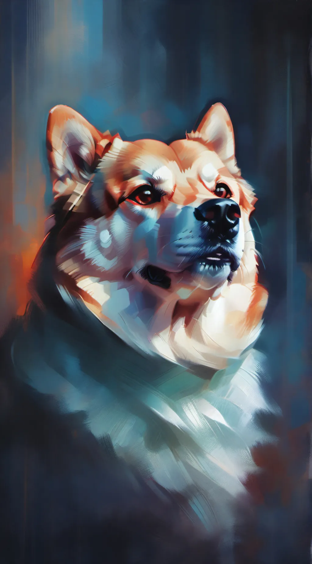 ai character: LazyDogZA background