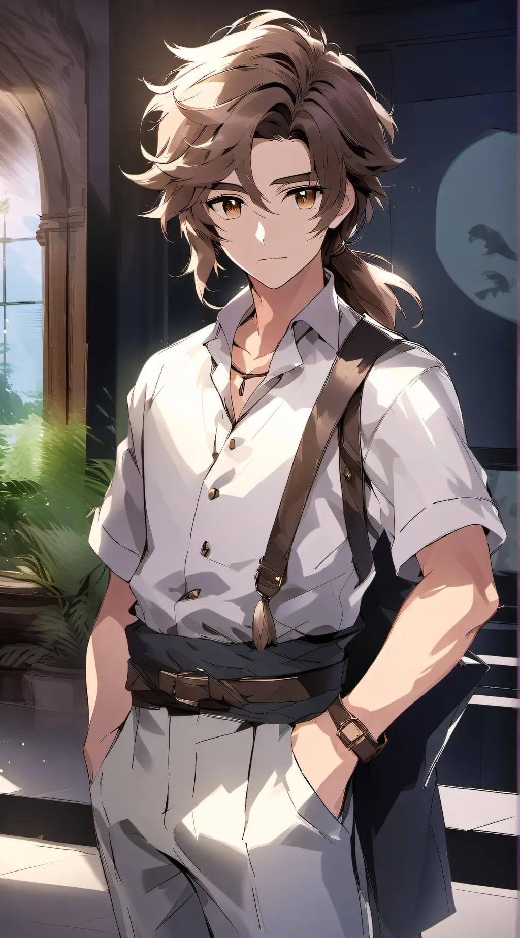 ai character: Emyl  Farrows background