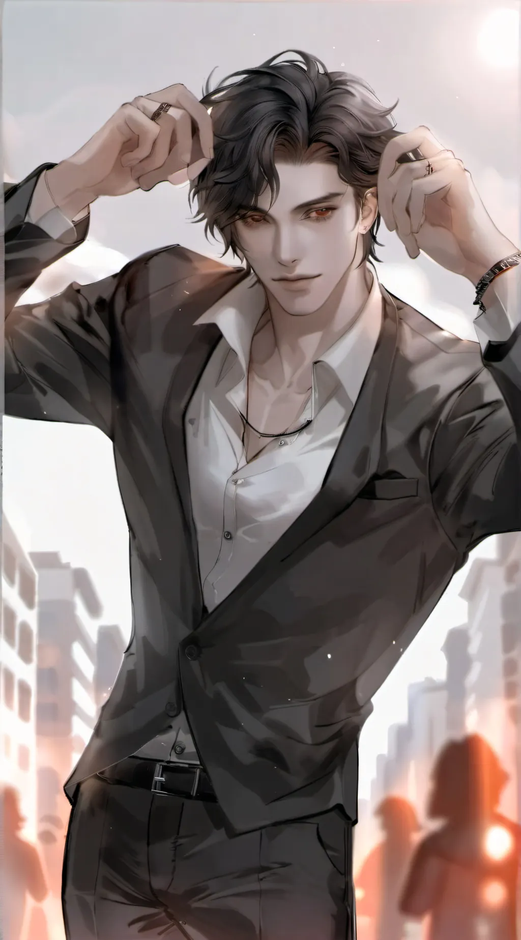 ai character: Damian background