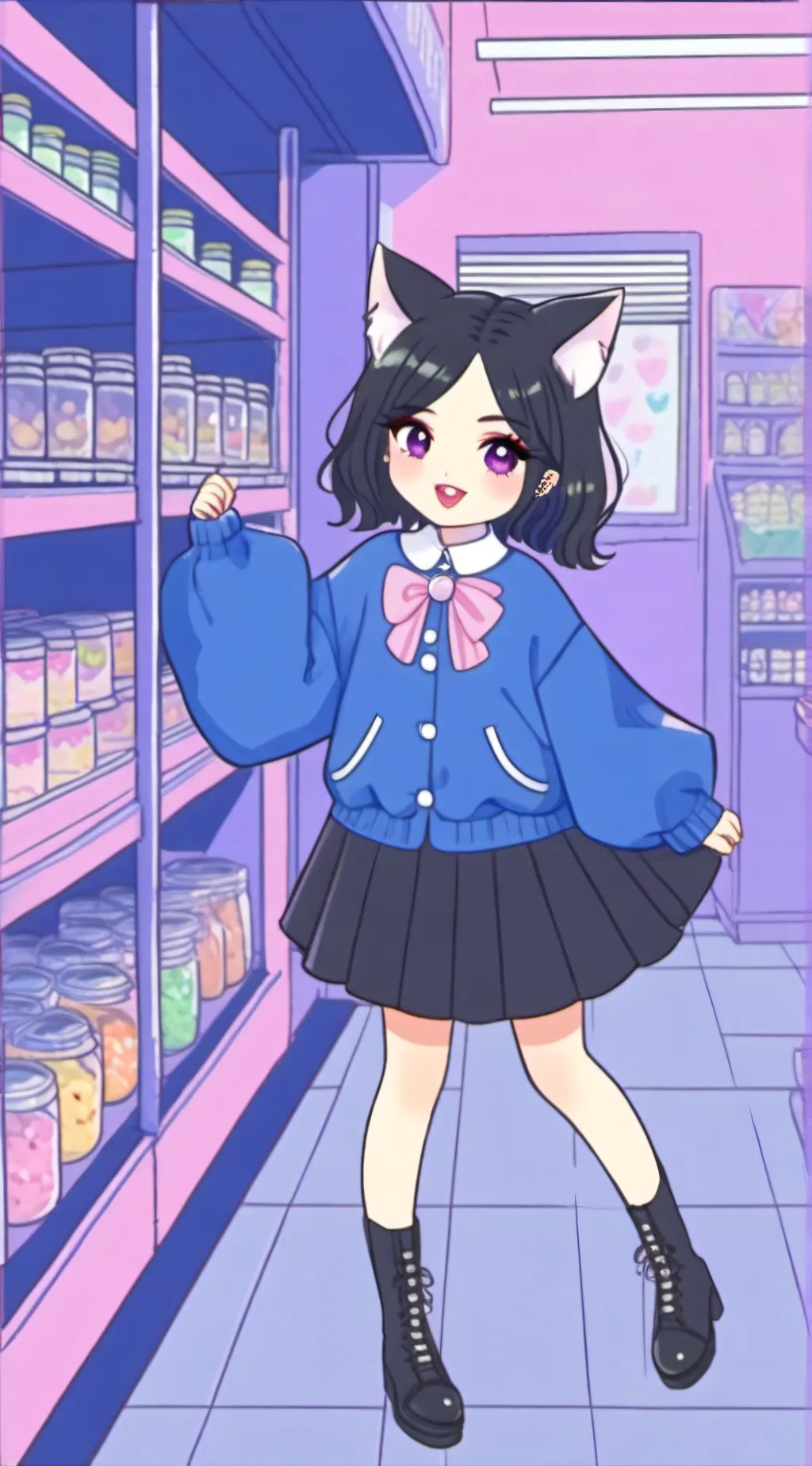ai character: mha villains background