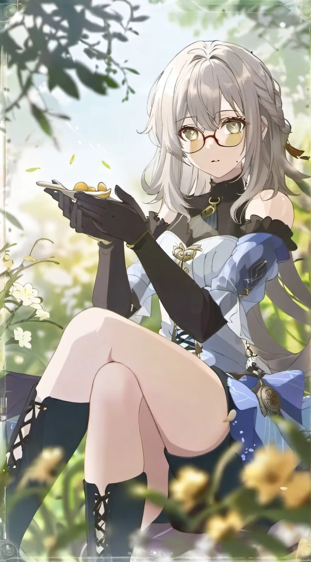 ai character: Emily west   background