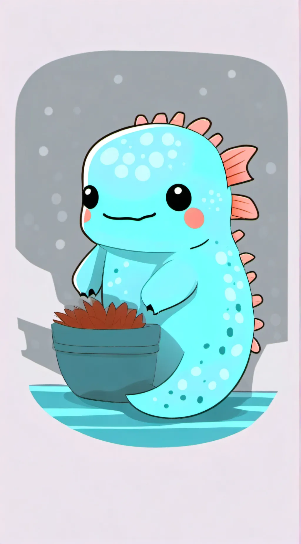 ai character: Oxibubble background