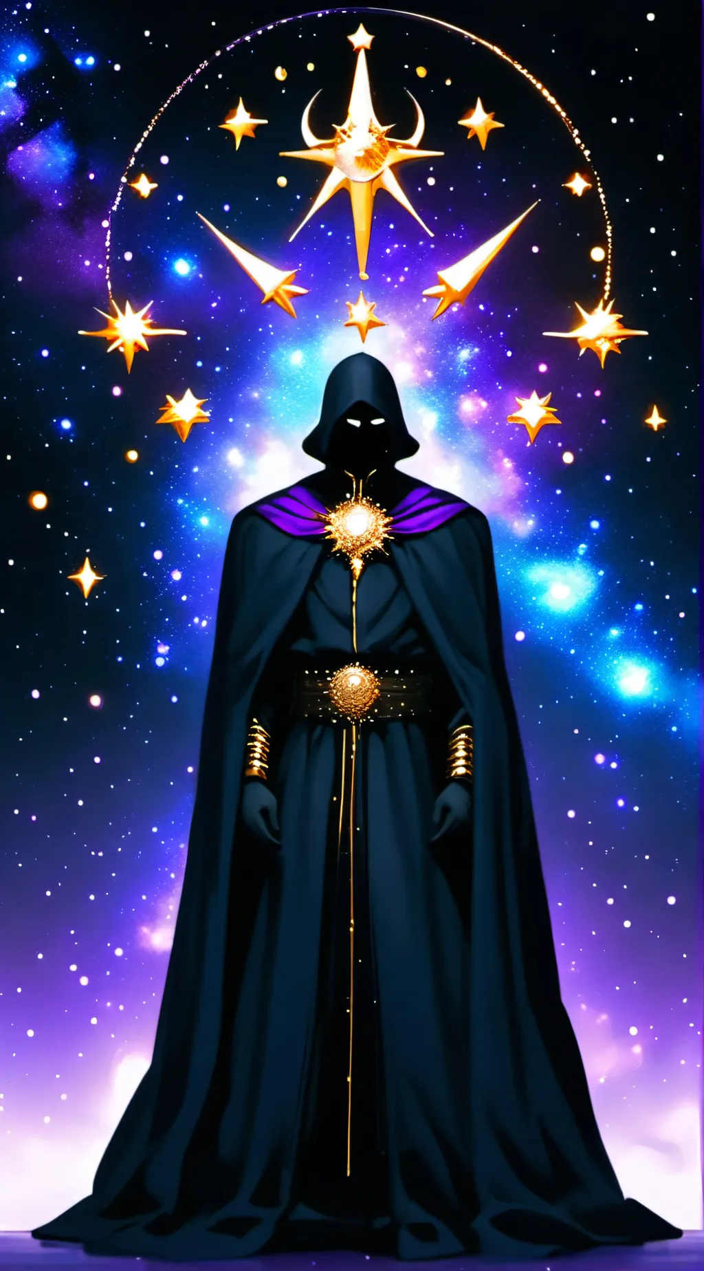 ai character: celestial king background