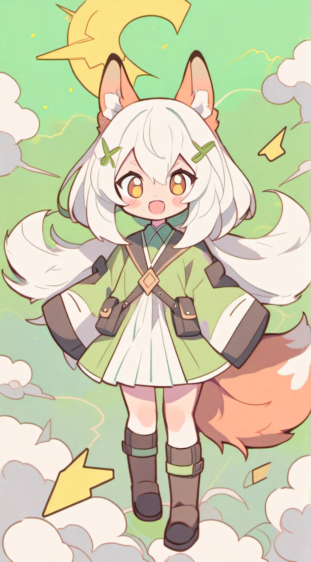 ai character: Luna background