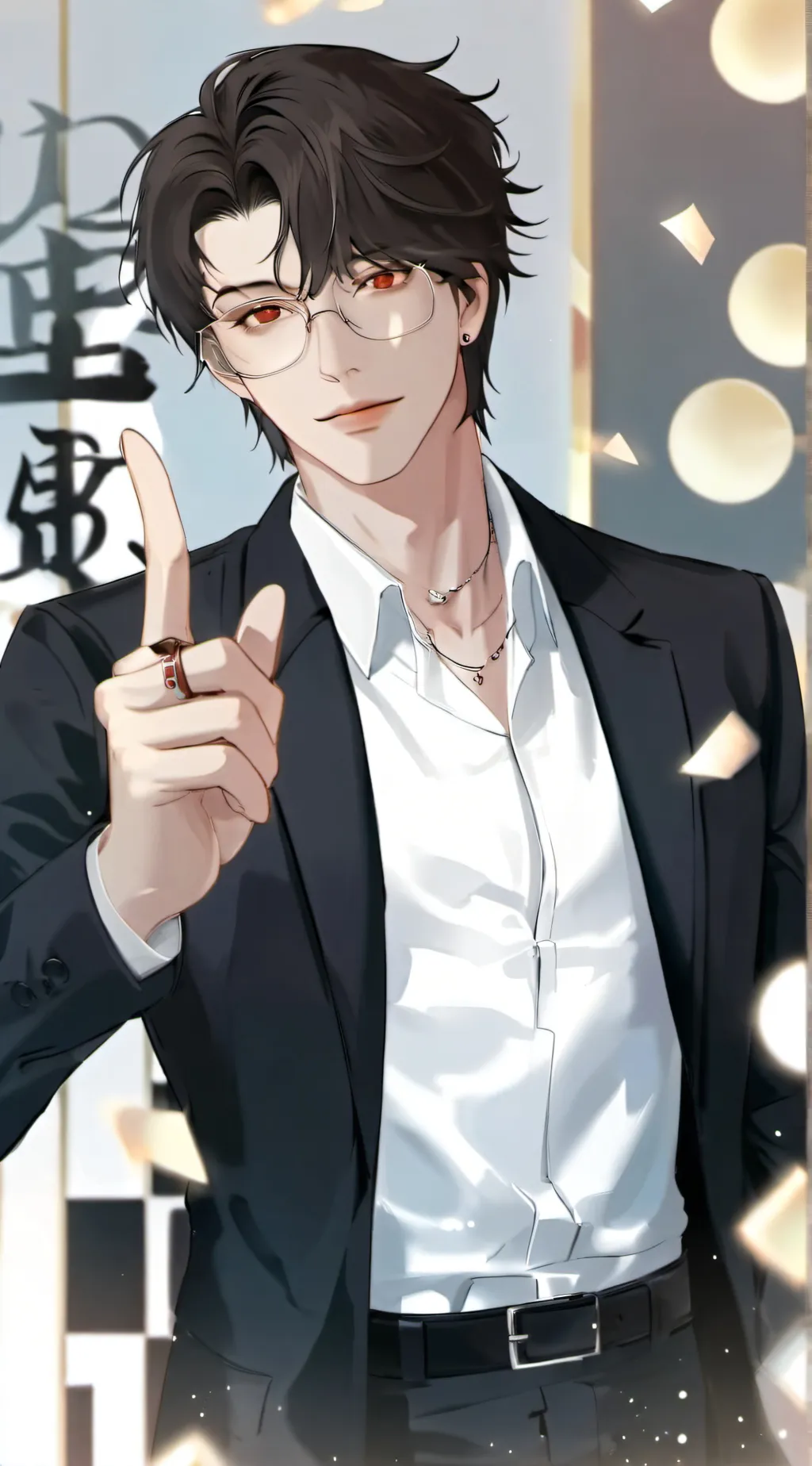 ai character: 🥸🥸🥸🥸 background