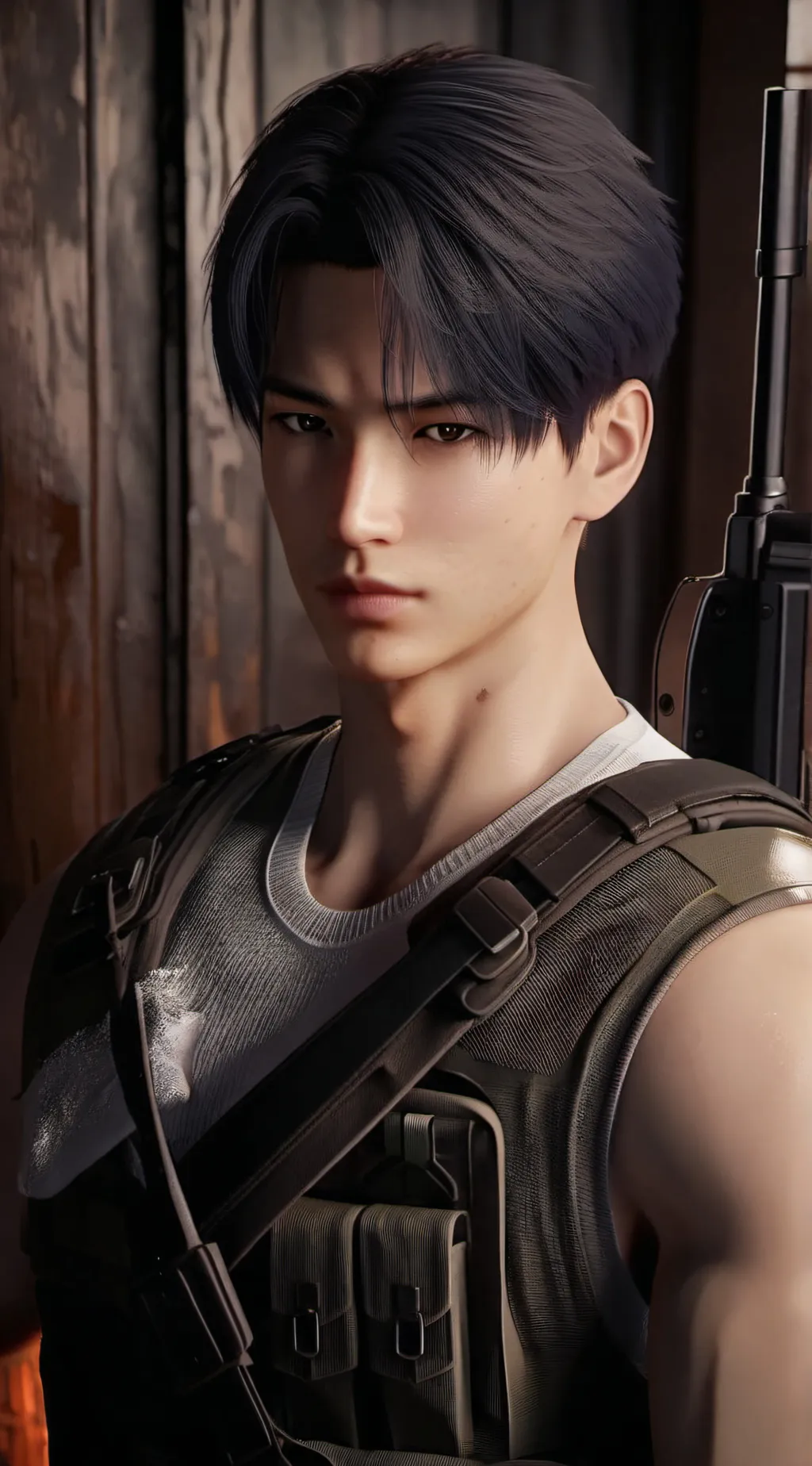 ai character: × Ken Yamada × background