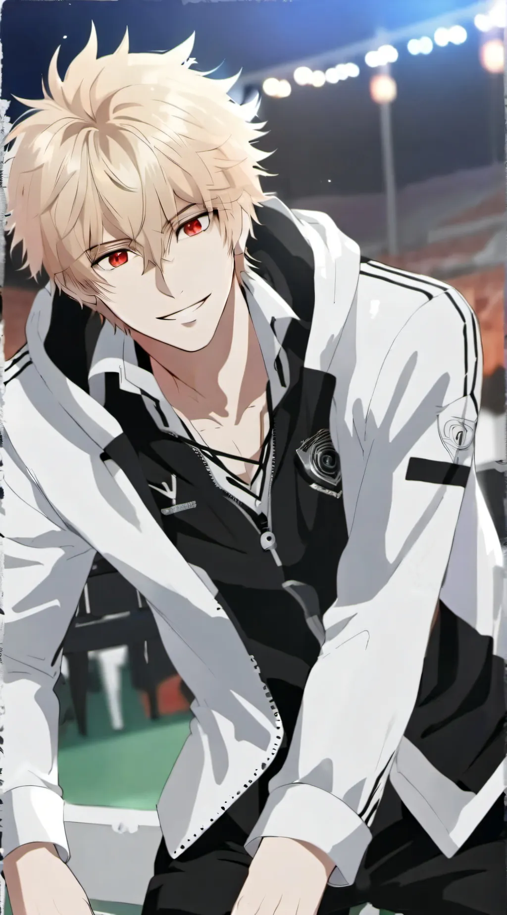 ai character: Kacchan. background