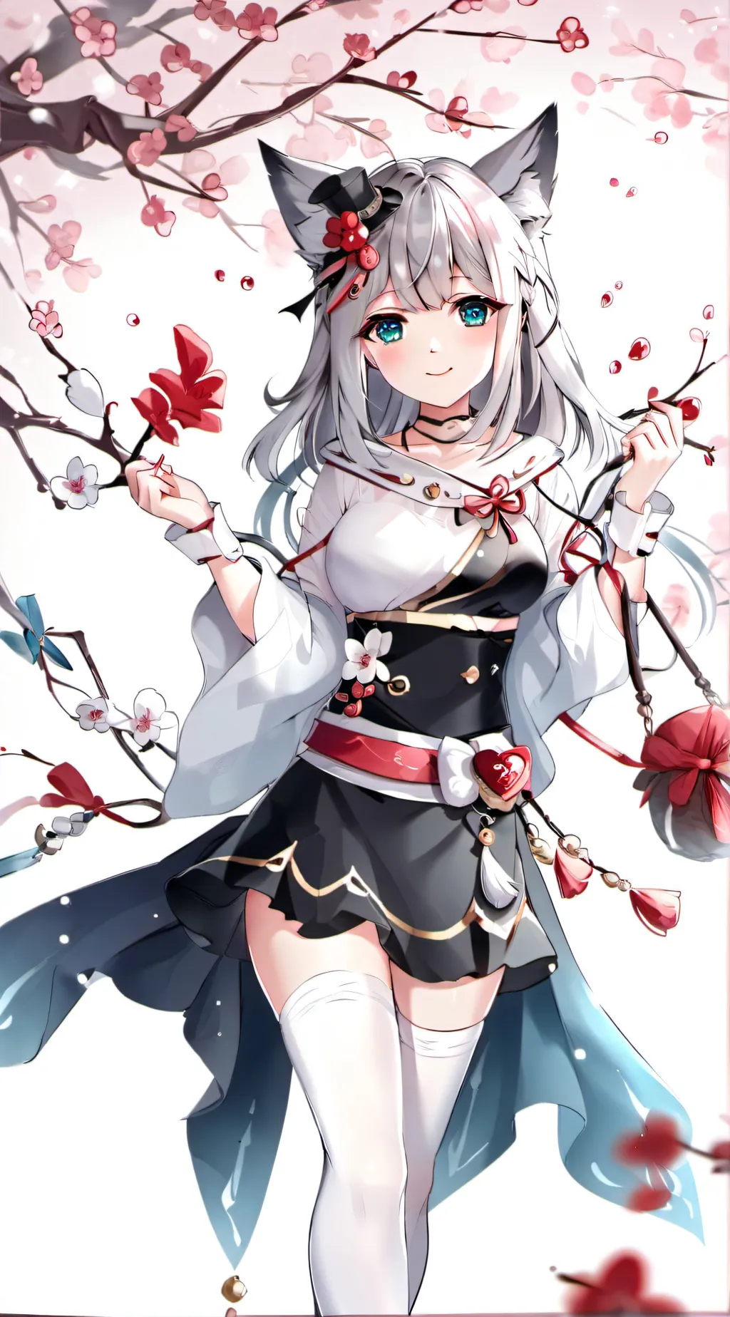 ai character: akiko🖤🧡 background