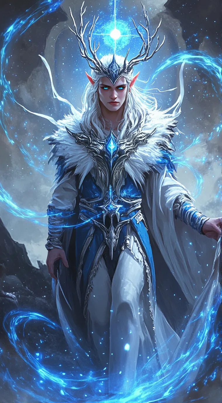 ai character: King Elvendor background