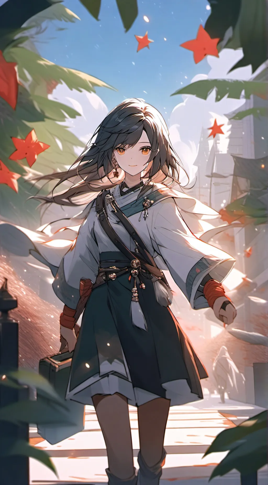 ai character: Focus background