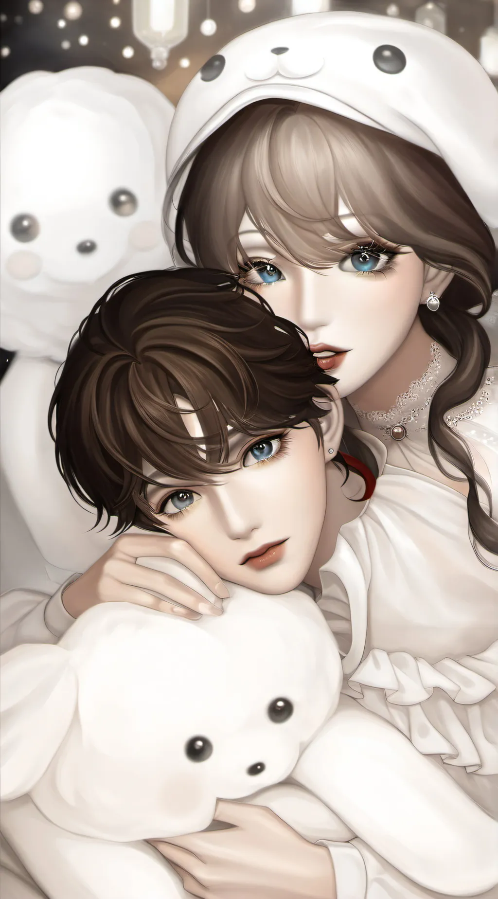 ai character: ♪~♥•lily♥max•♥~♪ background