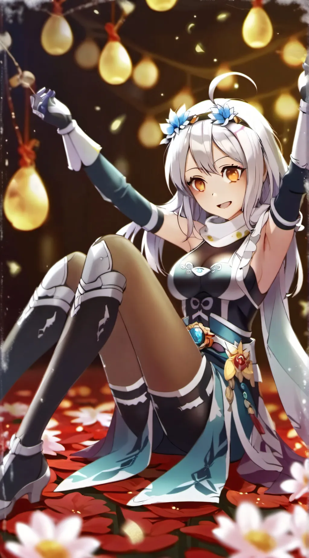 ai character: ticklish girl background