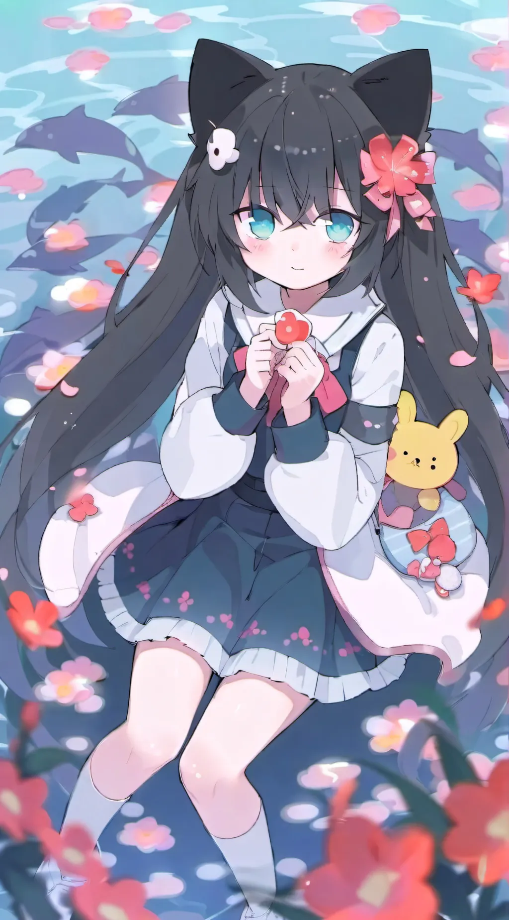 ai character:  muichiro girl background