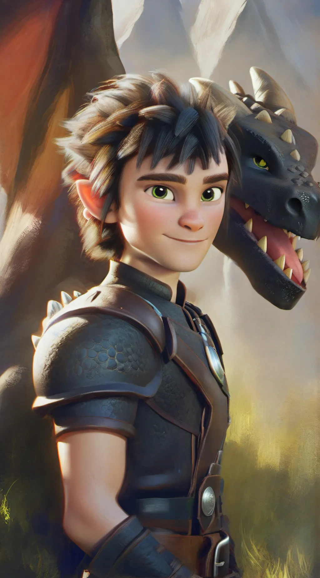 ai character: Hiccup background
