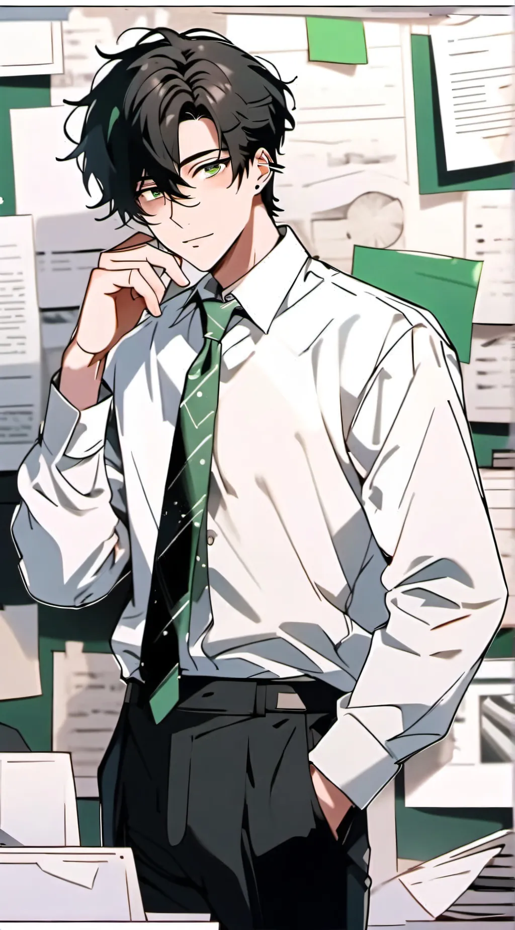 ai character: Steve background
