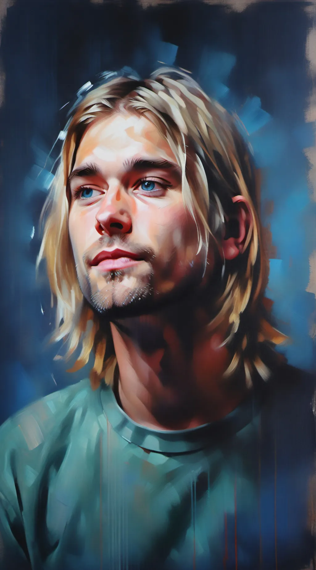 ai character: Kurt Cobain background